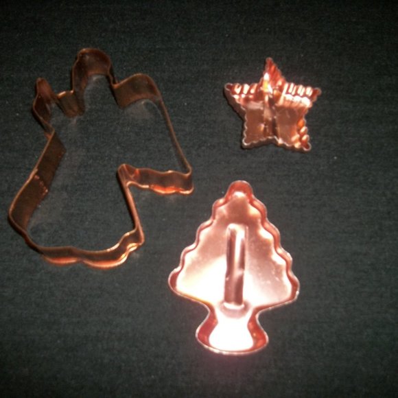 COPPERY COOKIE CUTTERS RETRO BUNDLE OF 3 - Picture 2 of 2